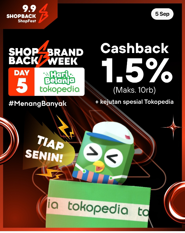 Tokopedia ShopBack Brand Week