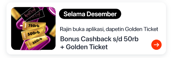 Absen Golden Ticket + 50rb