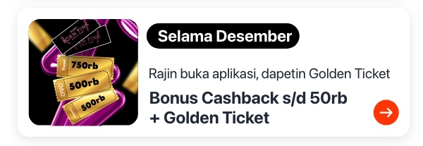 Absen Golden Ticket + 50rb